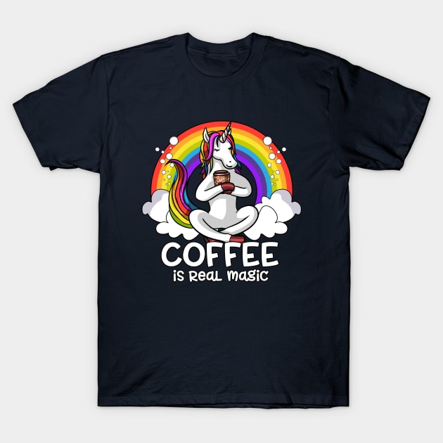 Unicorn Coffee T-Shirt by underheaven